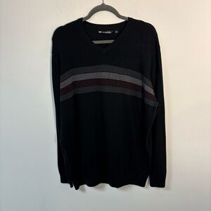 Travis Mathew Men’s Sweater V Neck Acrylic Blend Black XL